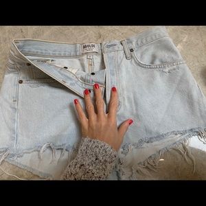 AGOLDE Parker Shorts Size 27 in color Ravage